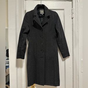 Dark Grey Pea Coat, size S